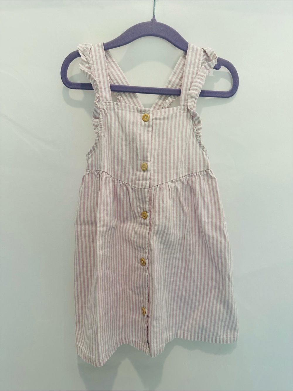 H&M Pink and White Striped Baby Sundress
